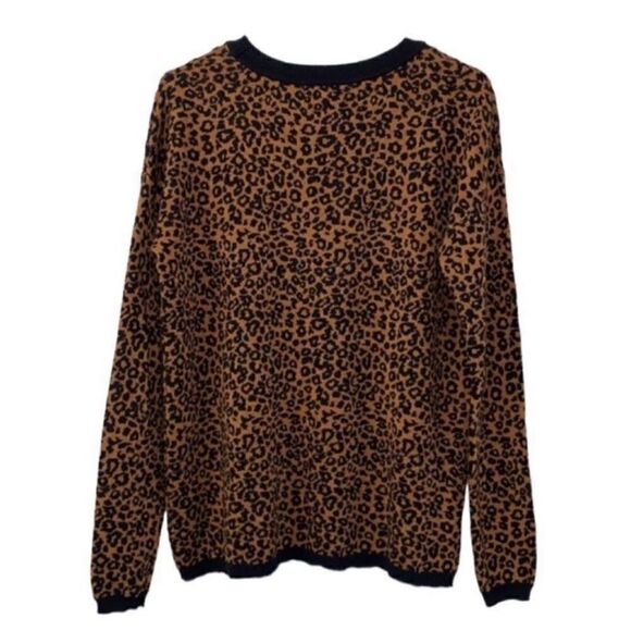 Eyeshadow Cheetah Print Sweater(Size Small) - Picture 2 of 6
